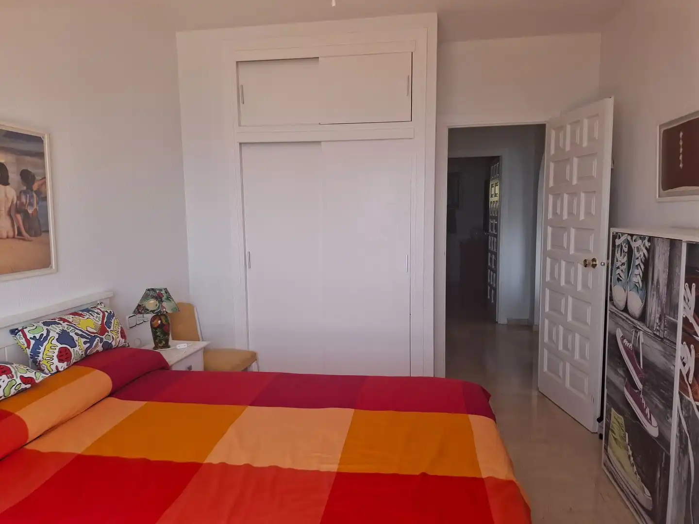 Habitación de Apartamento de alquiler en Benalmádena con Terraza, Amueblado y Piscina comunitaria