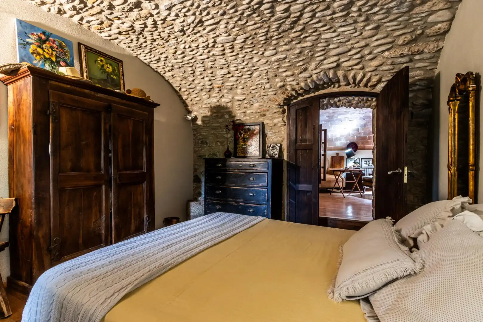 Habitación de Finca rústica en venta en Esponellà con Calefacción, Jardín privado y Terraza