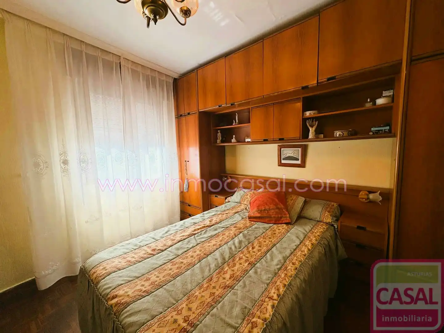Schlafzimmer von Haus oder Chalet zum Verkauf in Mieres (Asturias) mit Heizung, Terrasse und Möbliert