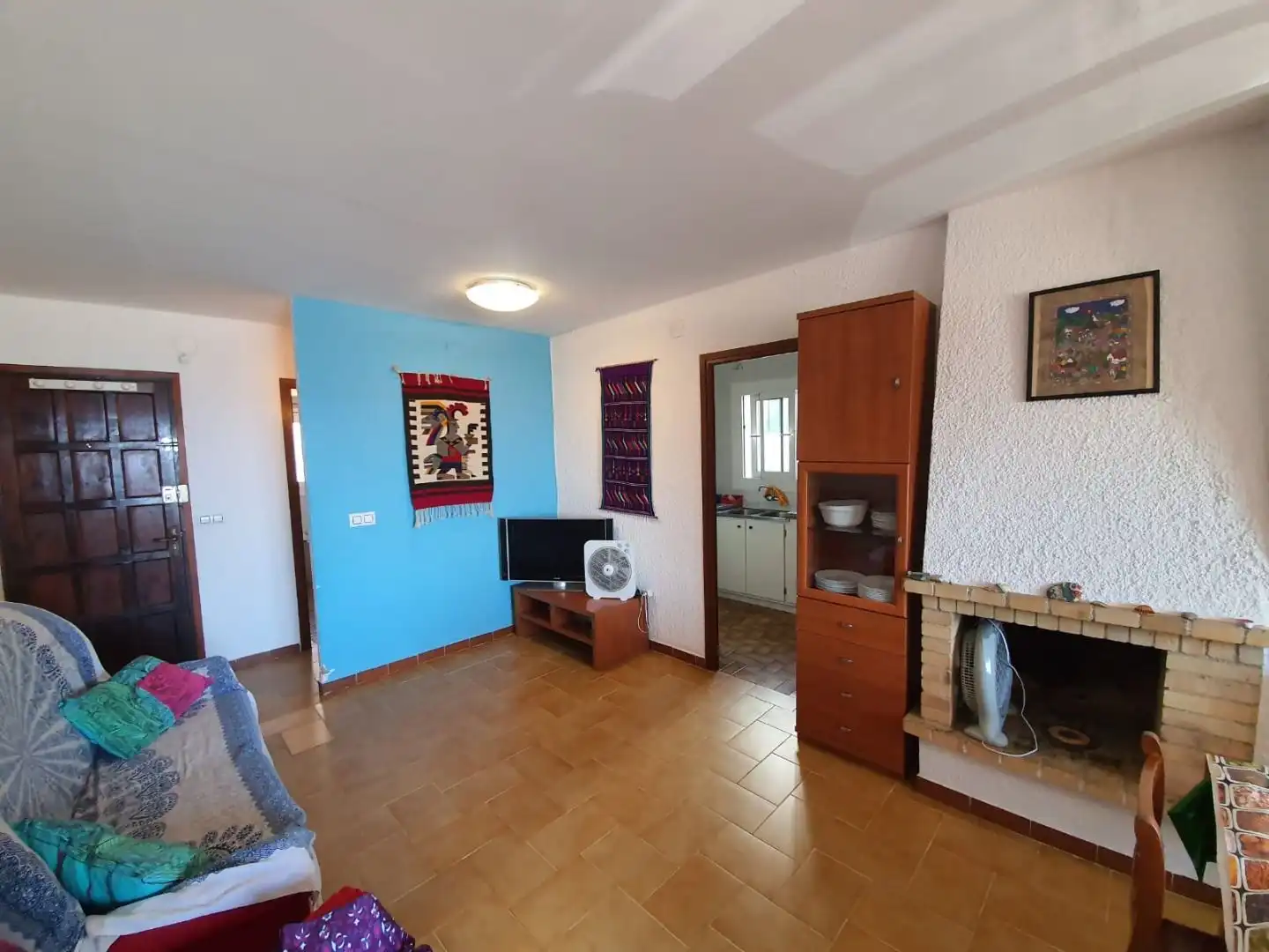 Living room of Ground floor for sale in Llançà  with Terrace, Furnished and Oven
