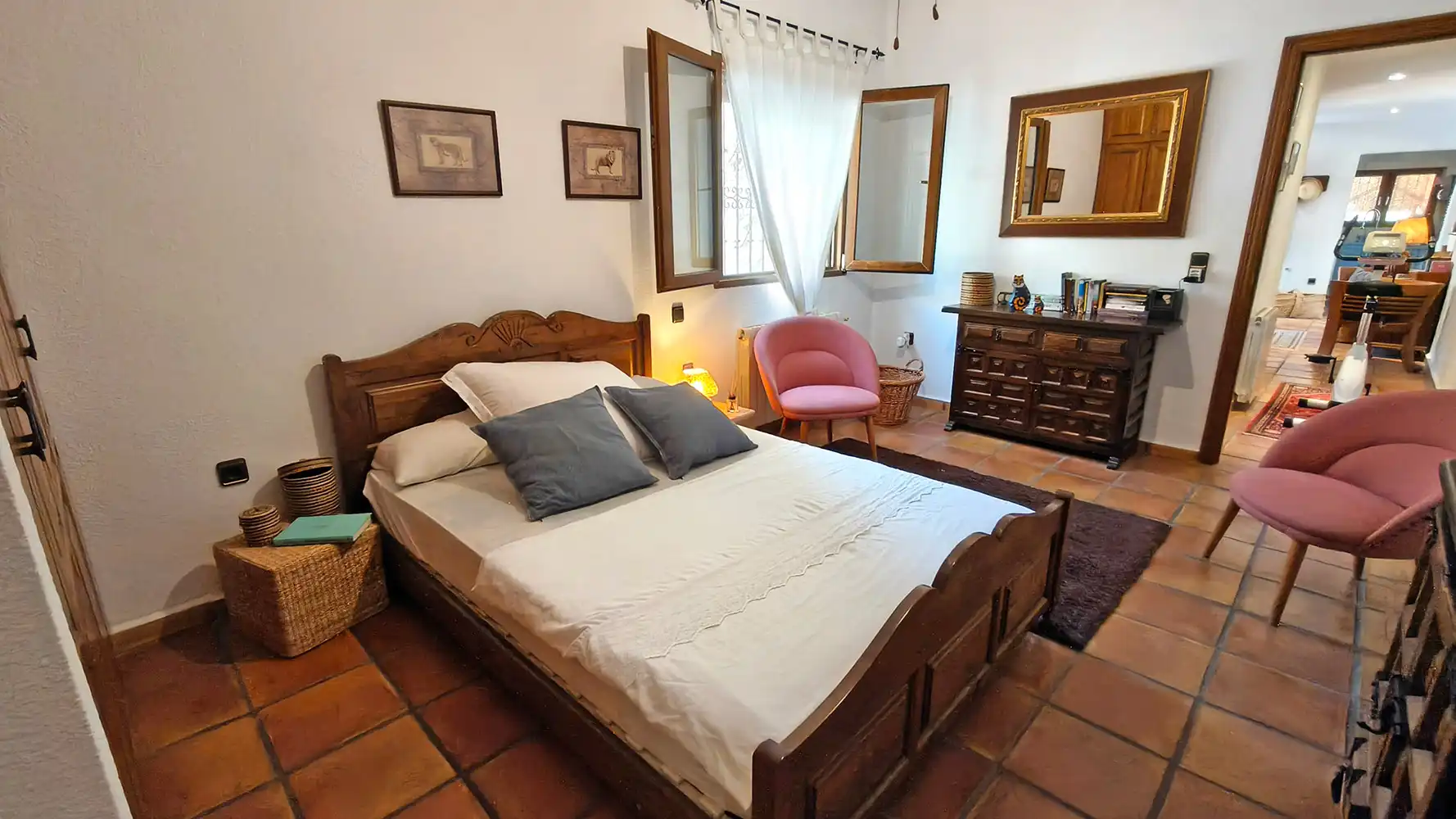 Dormitori de Finca rústica en venda en Finestrat amb Aire condicionat, Calefacció i Jardí privat