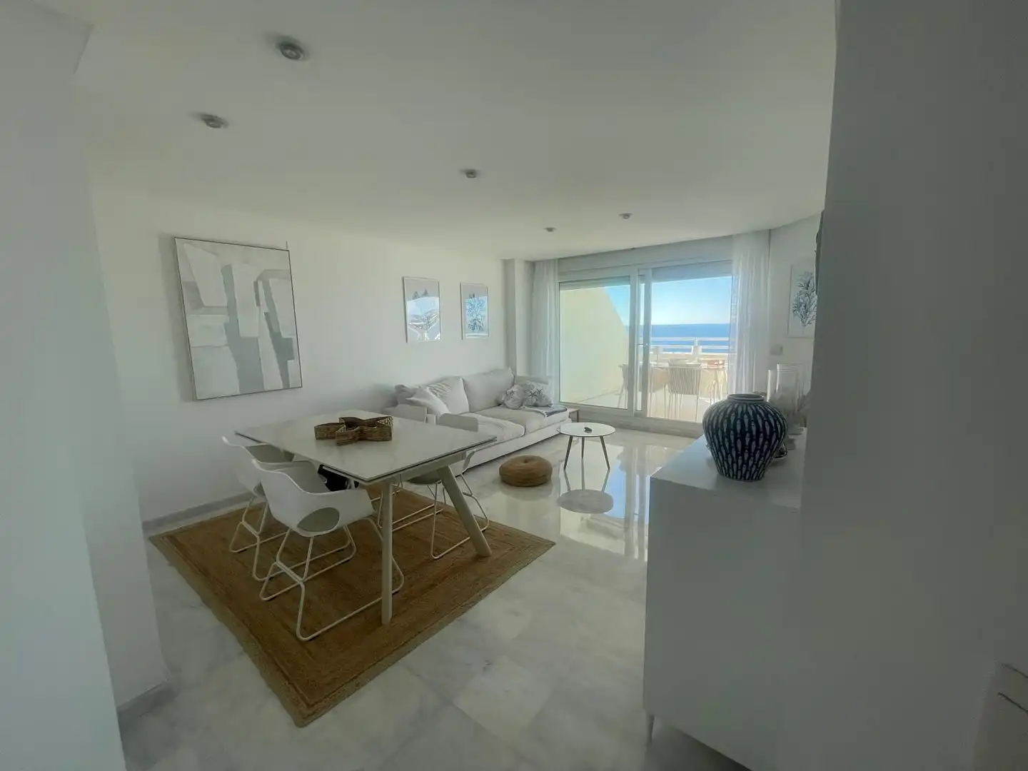 Sala de estar de Apartamento de alquiler en Altea con Aire acondicionado, Calefacción y Amueblado