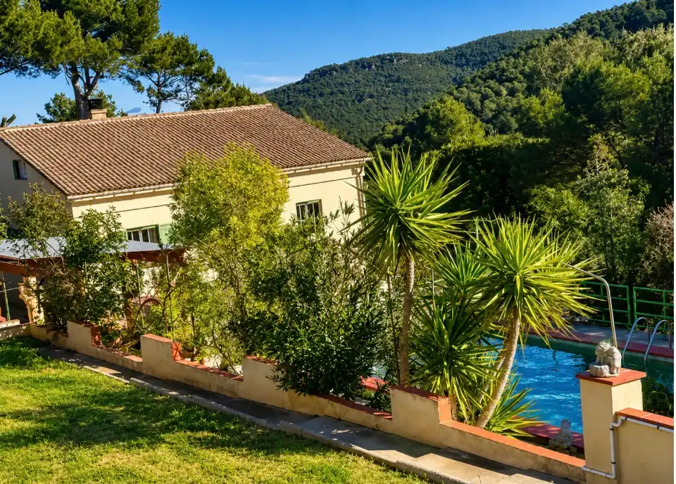Jardí de Casa o xalet en venda en Torrelles de Foix amb Calefacció, Jardí privat i Piscina