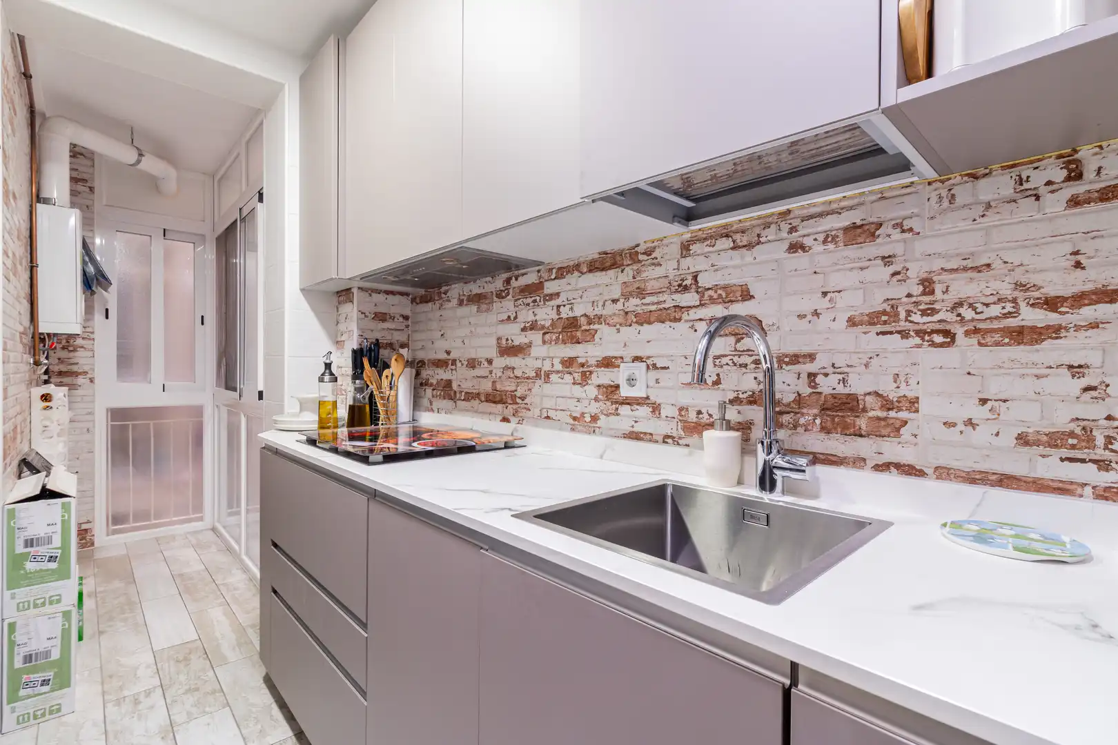 Kitchen of Flat for sale in Madrid  with Heating