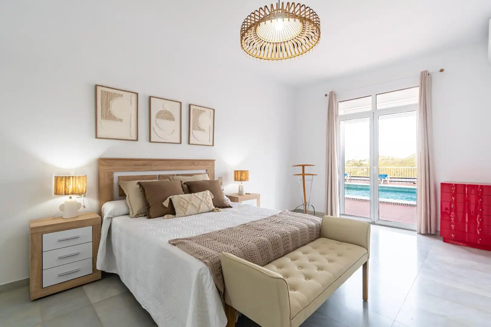 Dormitori de Casa o xalet en venda en Águilas amb Aire condicionat, Jardí privat i Terrassa