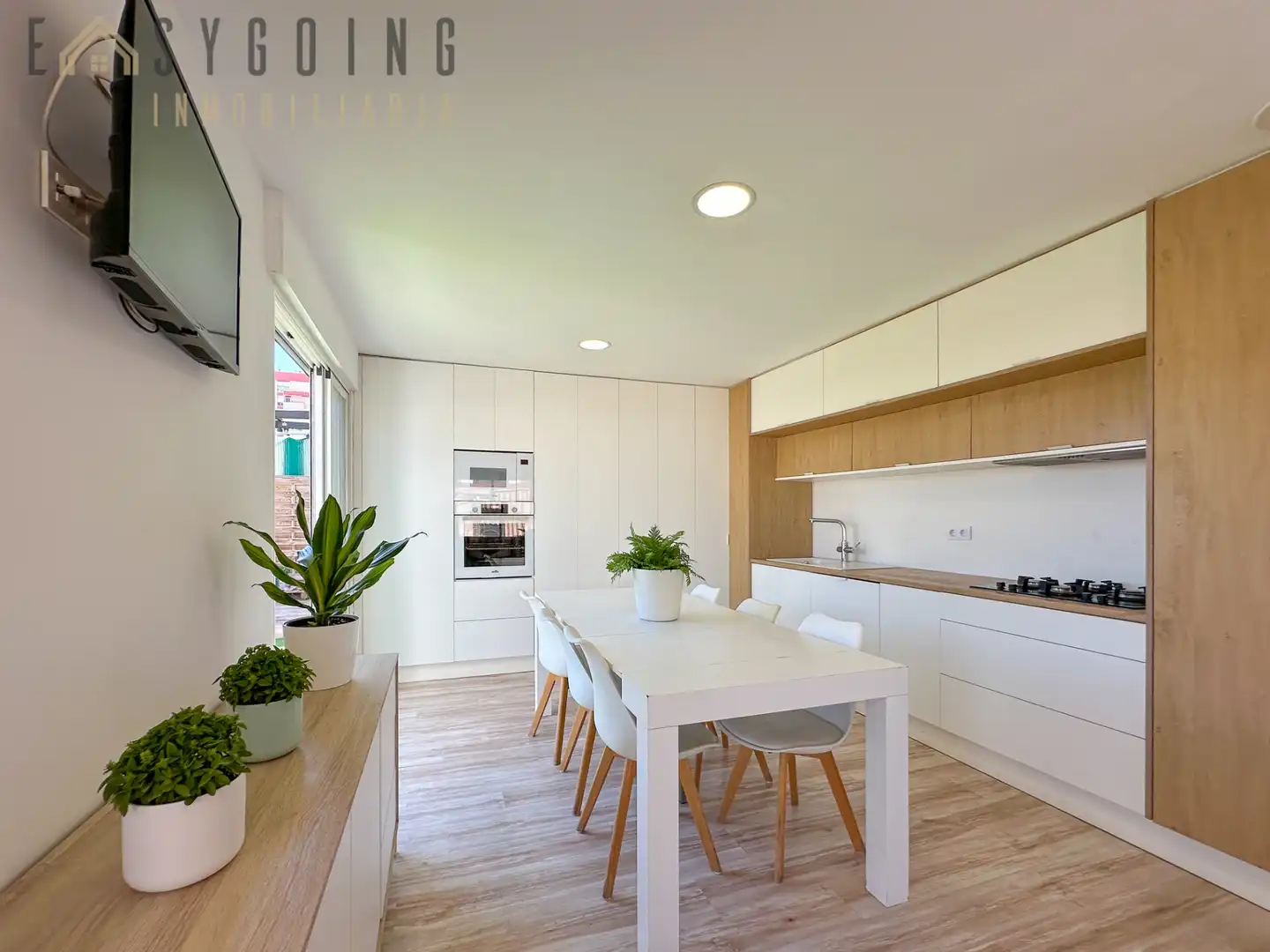 Cocina de Ático en venta en Elche / Elx con Aire acondicionado, Terraza y Amueblado