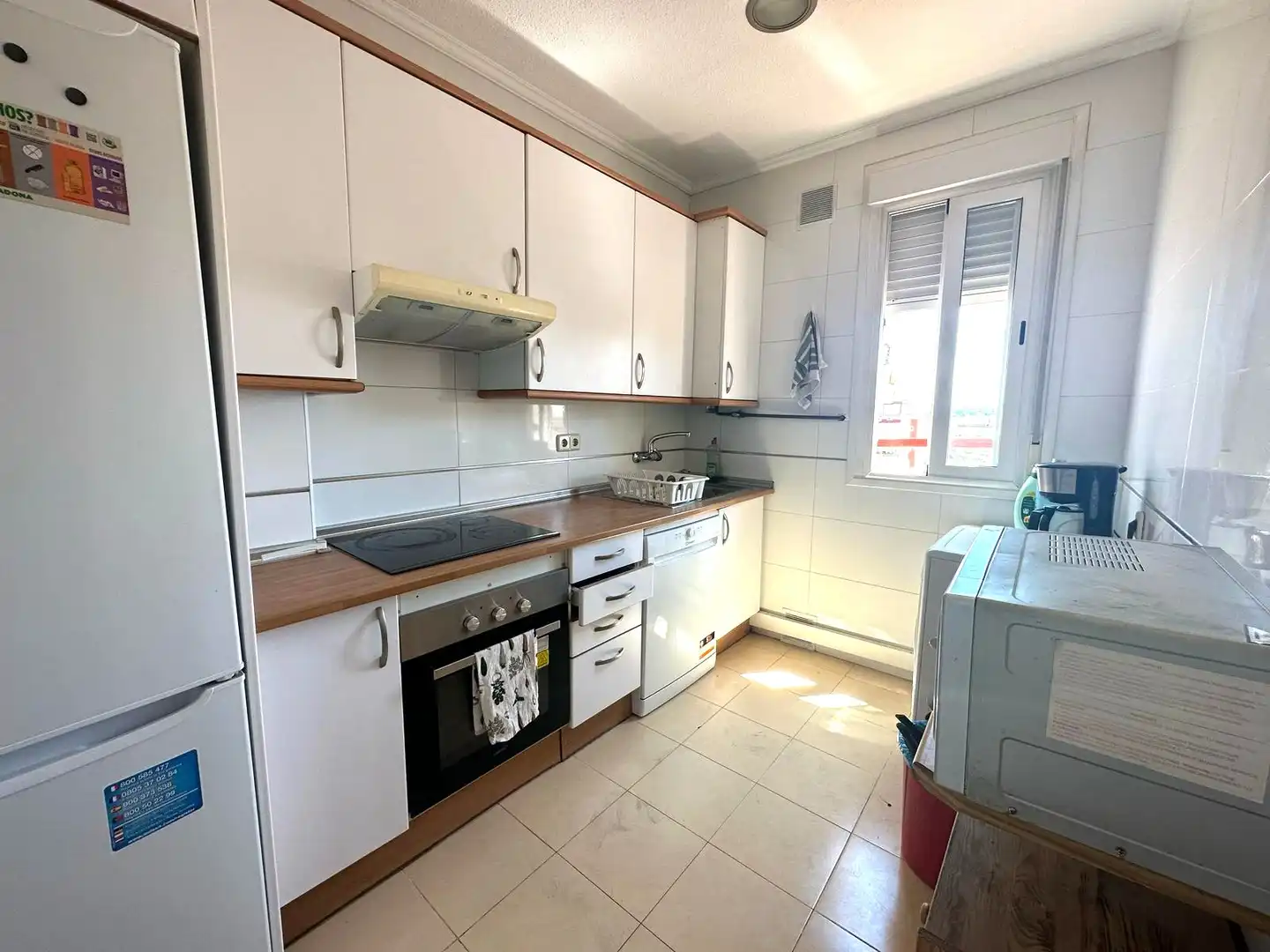 Cocina de Piso de alquiler en Madrid con Aire acondicionado, Calefacción y Parquet
