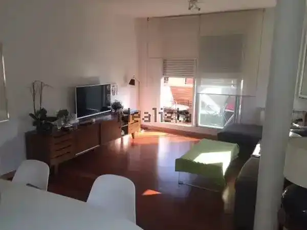 Sala d'estar de Àtic en venda en  Zaragoza Capital amb Aire condicionat, Piscina i Balcó