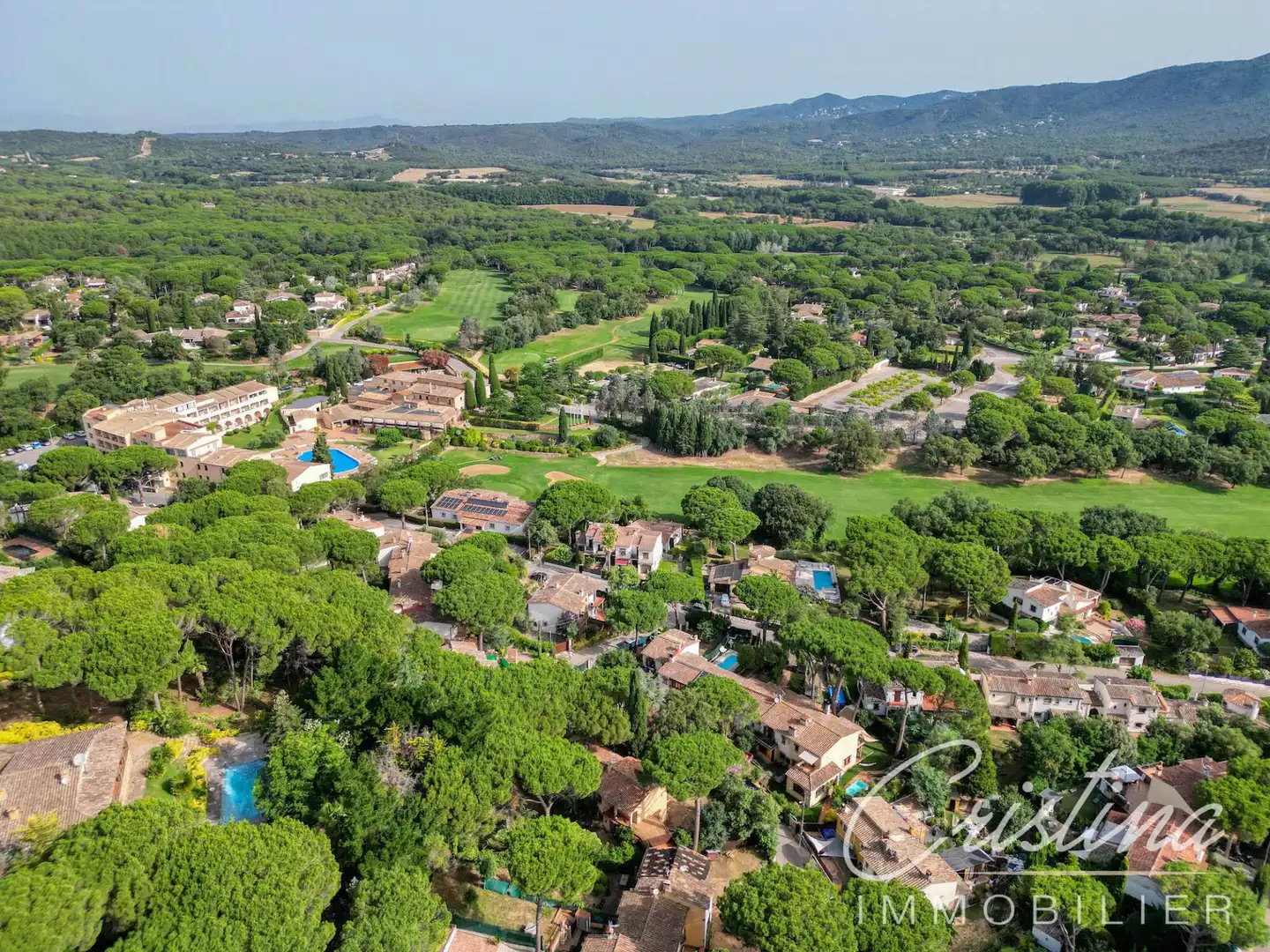 Vista exterior de Casa adosada en venta en Santa Cristina d'Aro con Calefacción, Jardín privado y Terraza