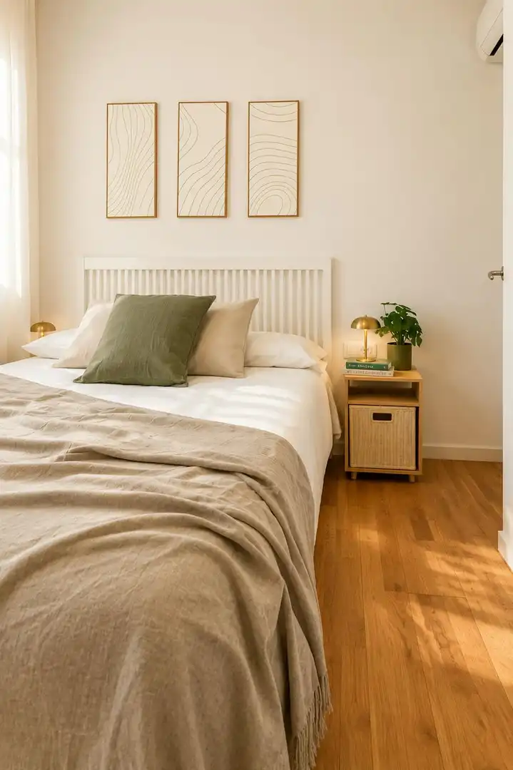 Bedroom of Flat for rent in Barcelona  with Air Conditioner, Heating and Furnished