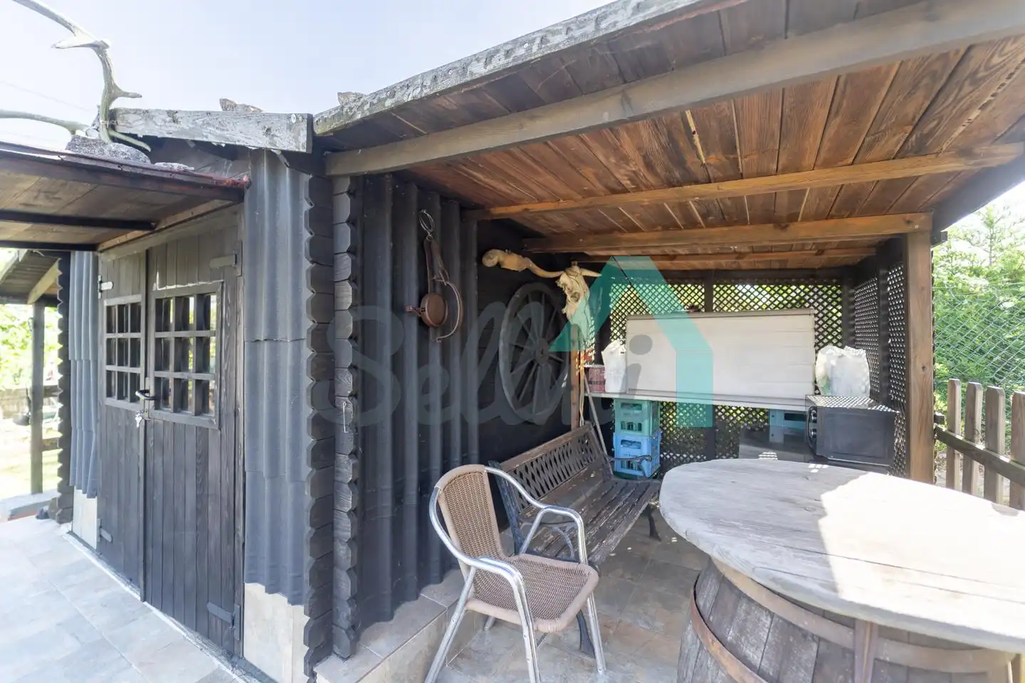 Terraza de Casa o chalet en venta en Gijón  con Jardín privado