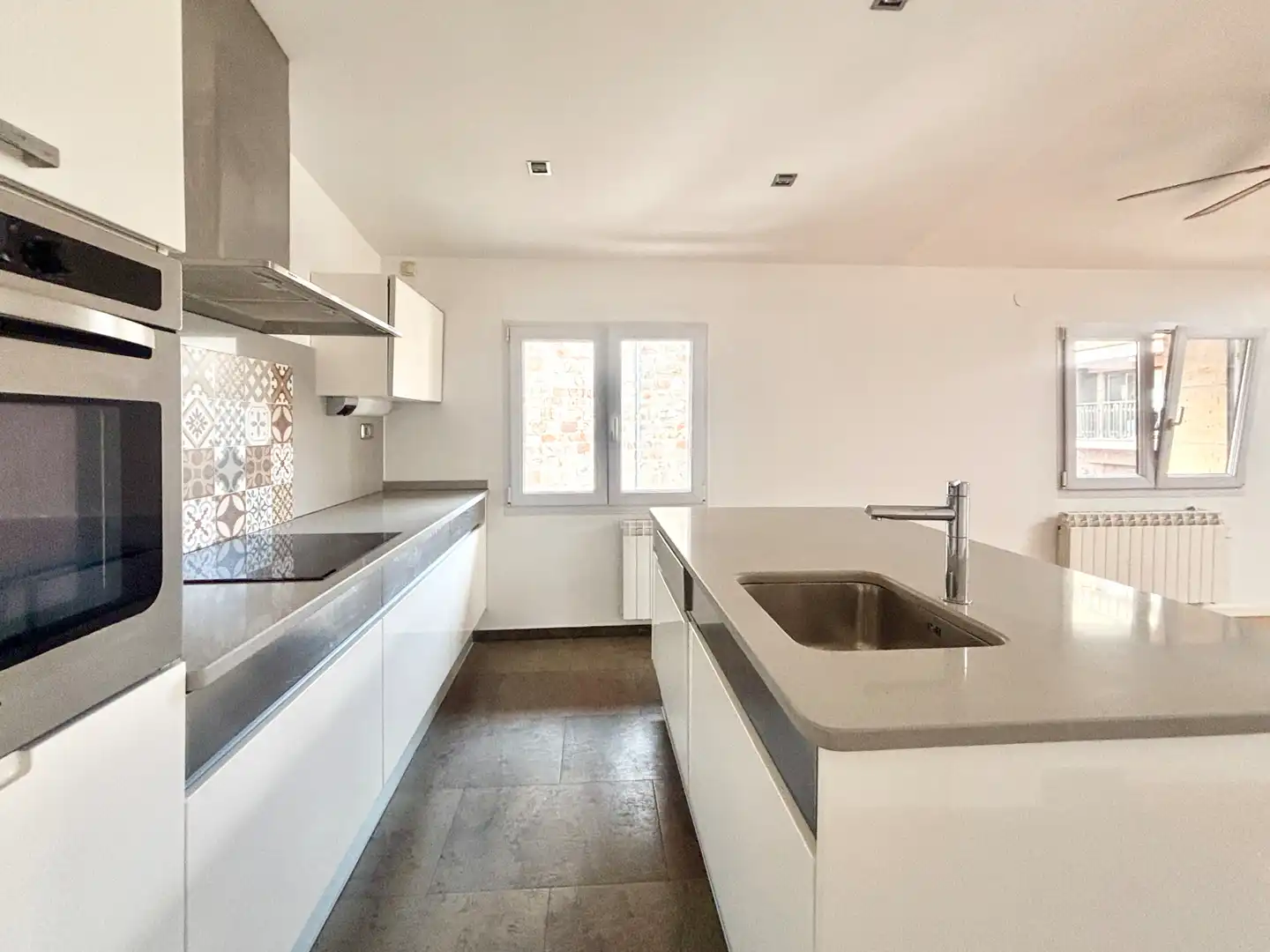 Cocina de Ático de alquiler con opción a compra en Ordizia con Calefacción, Parquet y Horno