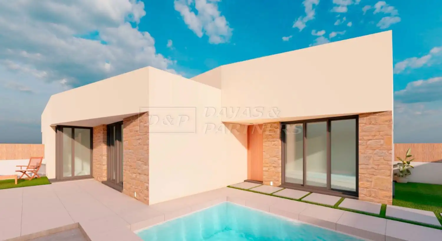 Chalet con terraza en venta en Bigastro