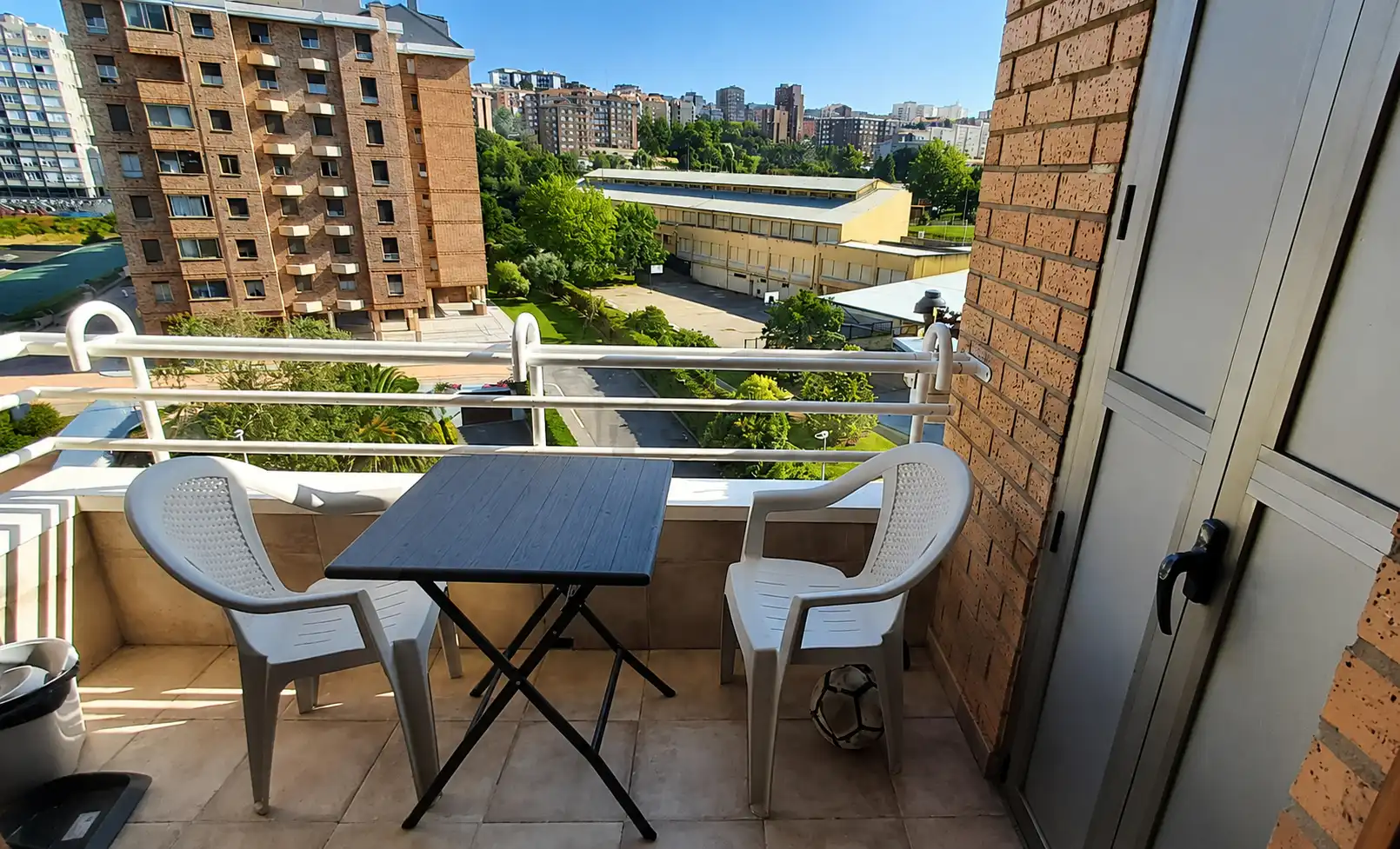Terraza de Piso de alquiler en Santander con Calefacción, Terraza y Amueblado
