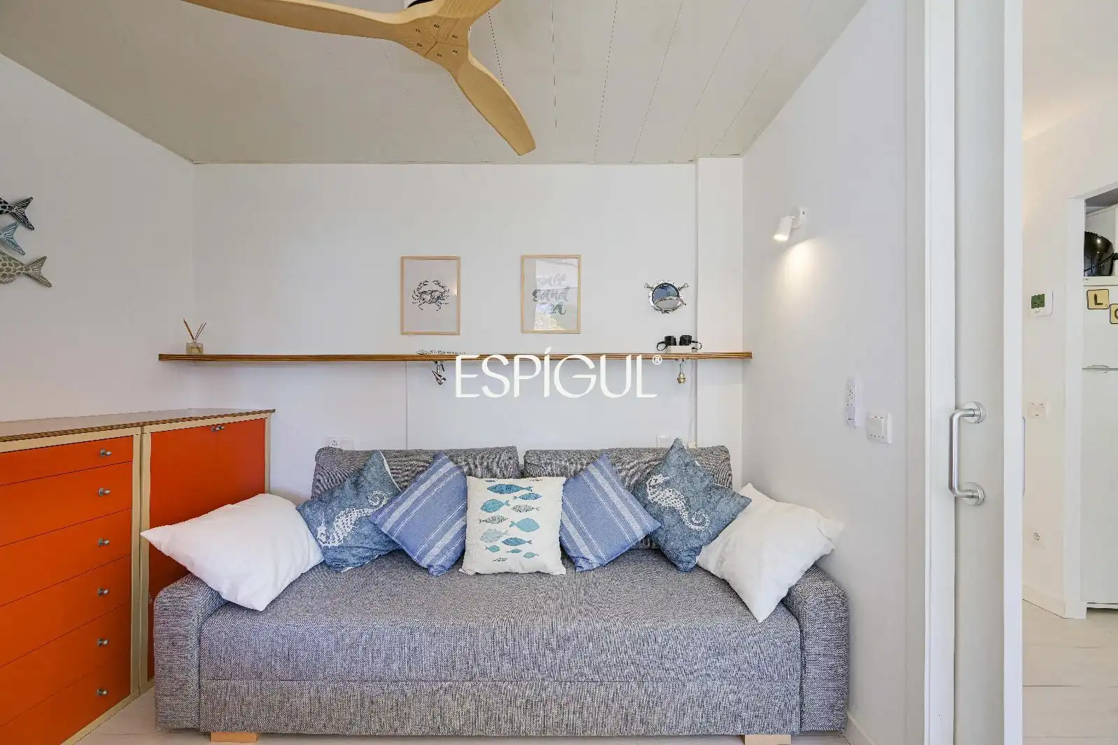 Sala d'estar de Pis en venda en La Fosca - Cala Margarida