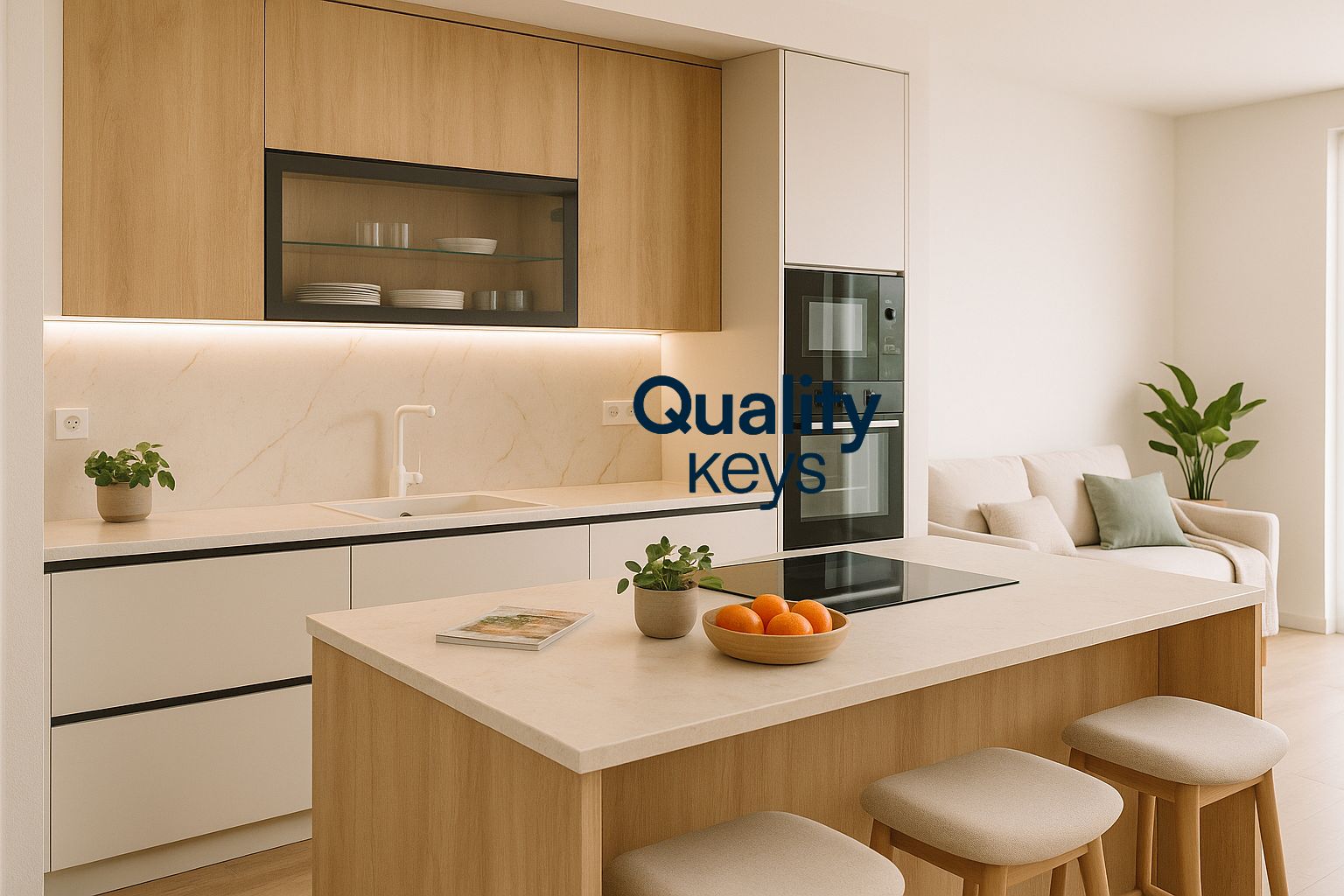 Kitchen of Duplex for sale in  Madrid Capital  with Air Conditioner, Heating and Parquet flooring