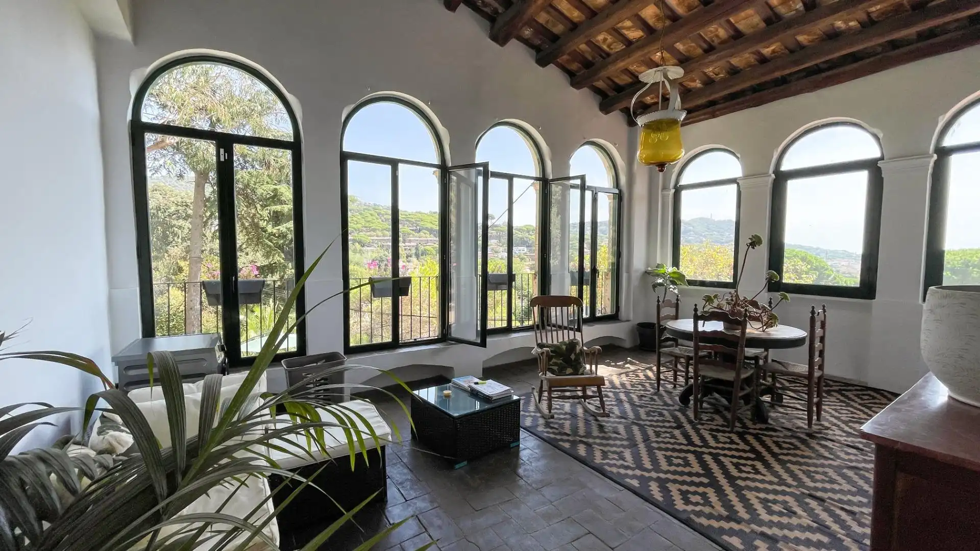 Terrasse von Wohnung zur Miete in Cabrils mit Heizung, Privatgarten und Balkon
