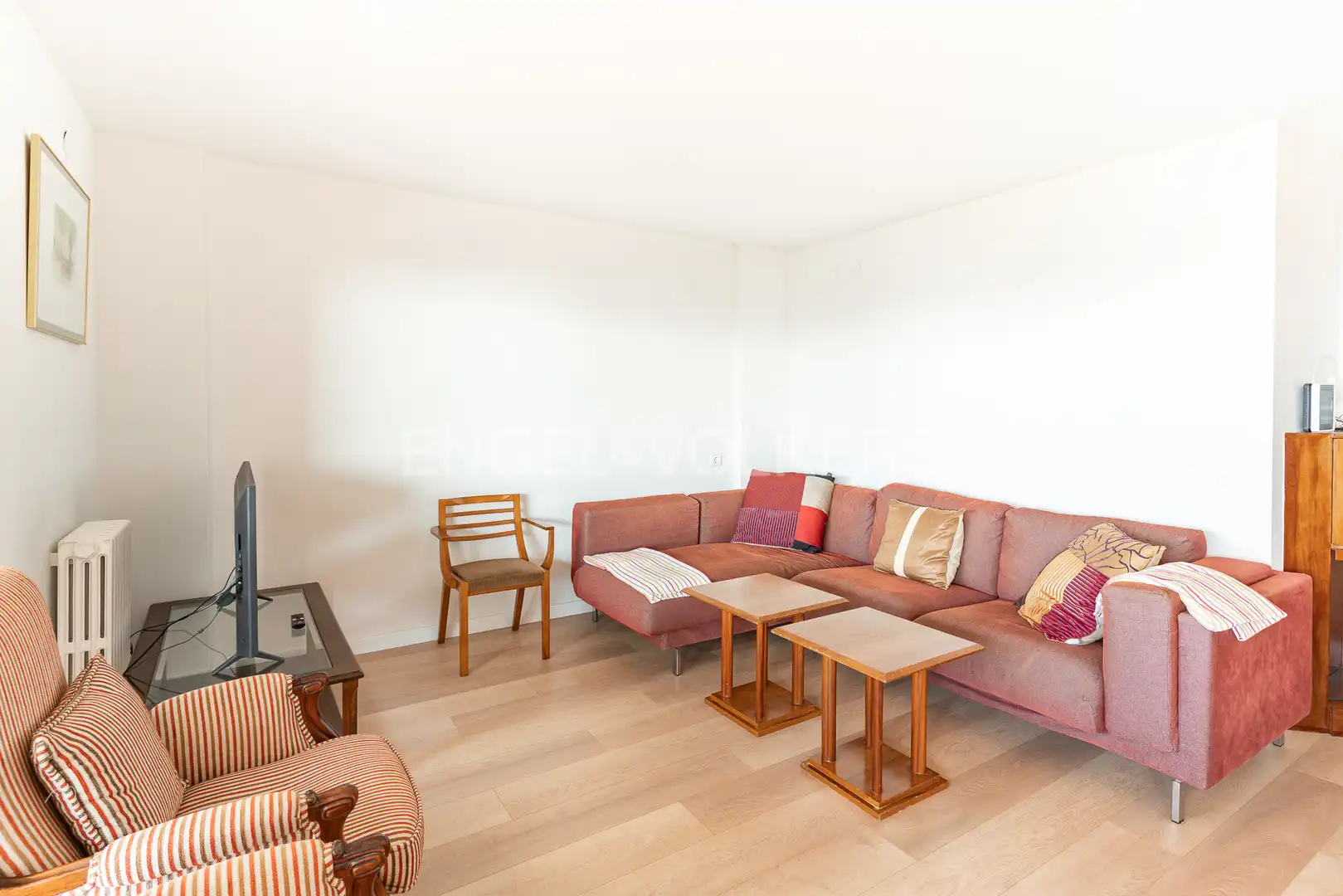 Living room of Flat for rent in Sant Vicenç de Montalt  with Heating, Private garden and Terrace