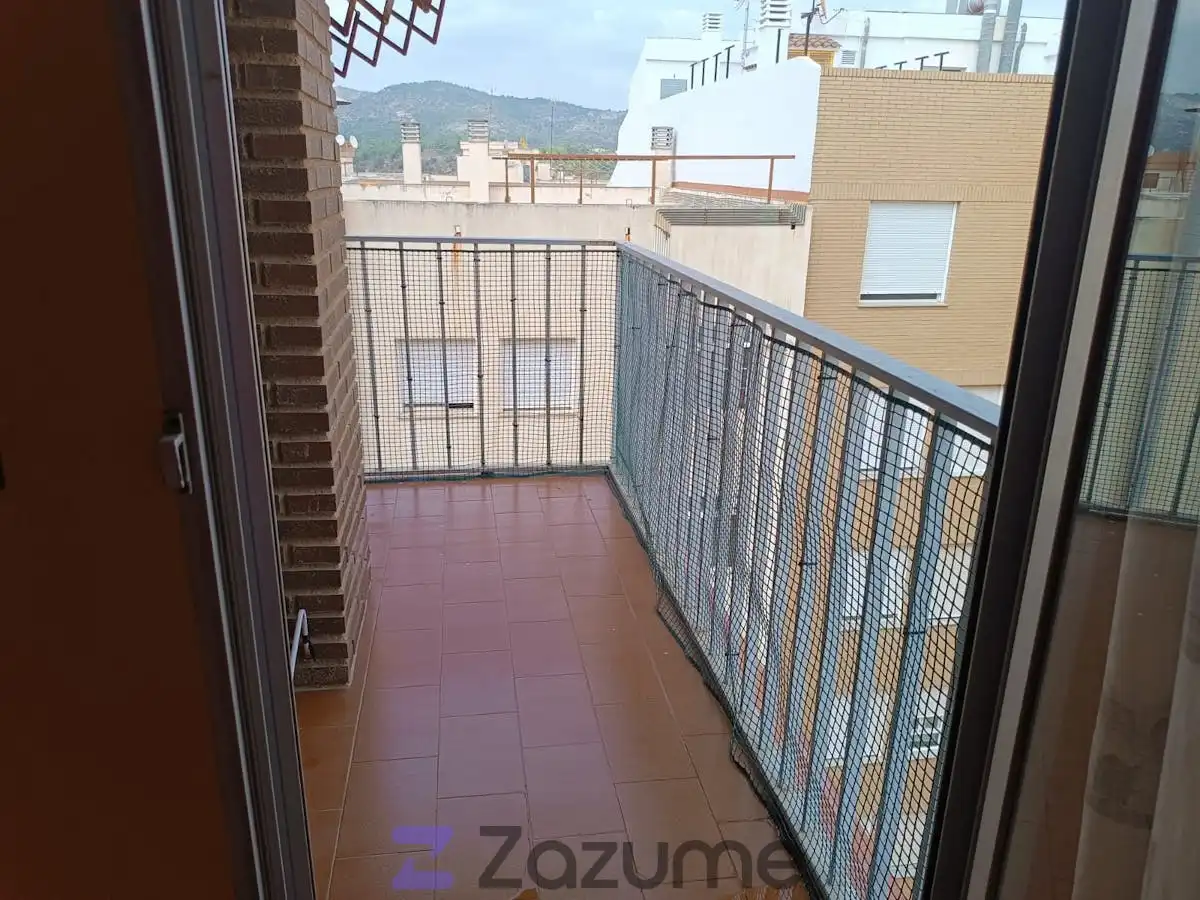 Balcony of Flat for rent in L'Alcora  with Air Conditioner, Heating and Furnished