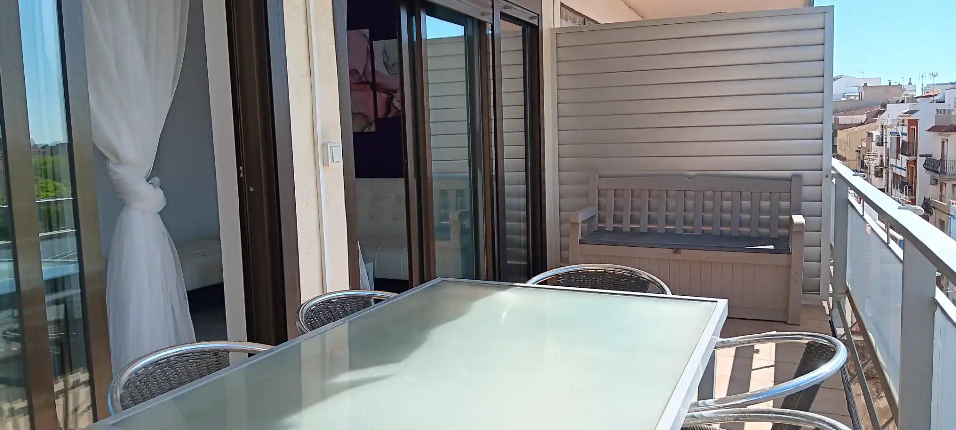 Terrace of Apartments for sale in Alcalà de Xivert  with Air Conditioner, Heating and Furnished