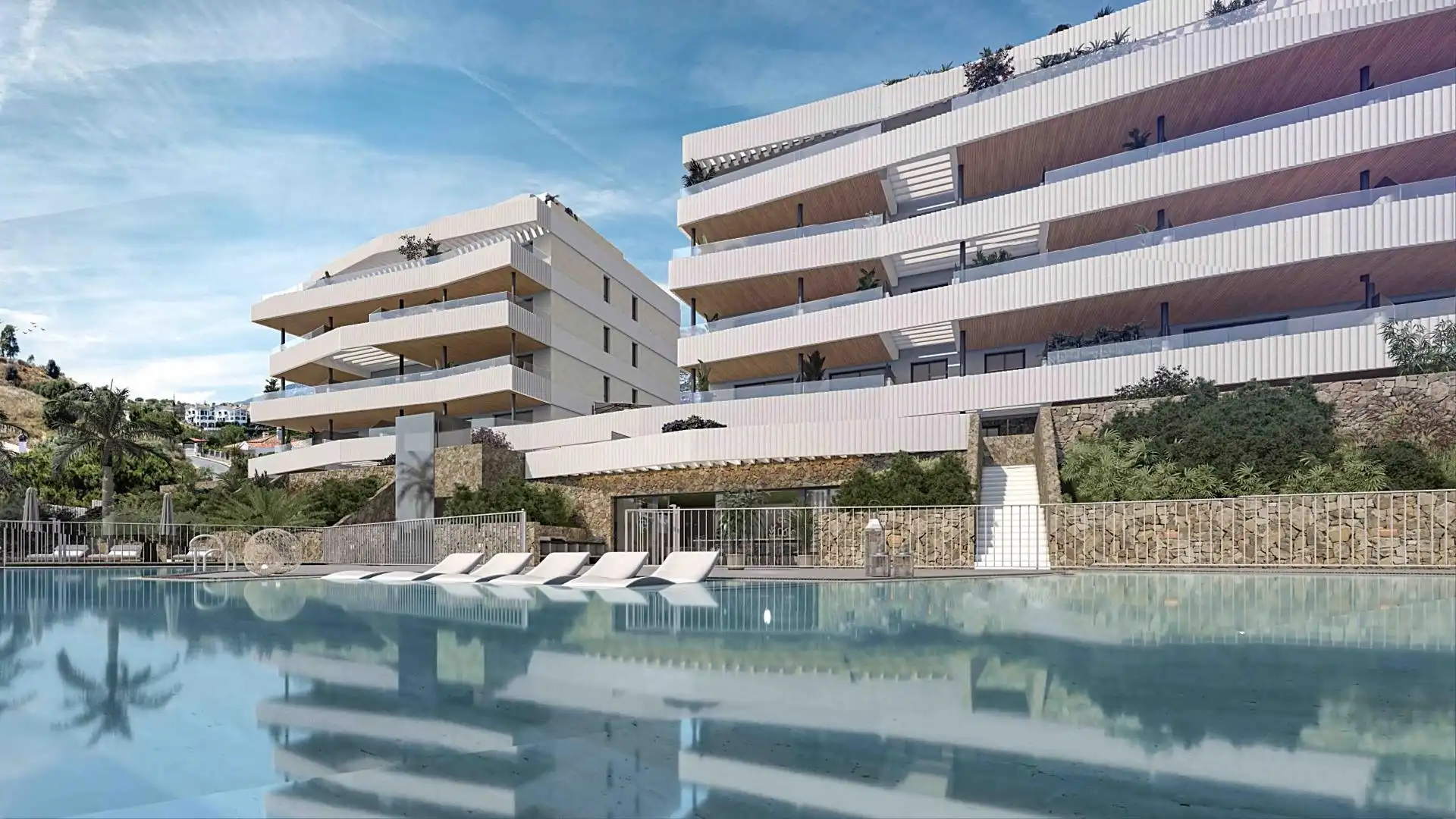 Apartamento con piscina en venta en Campo de Mijas, imagen 2