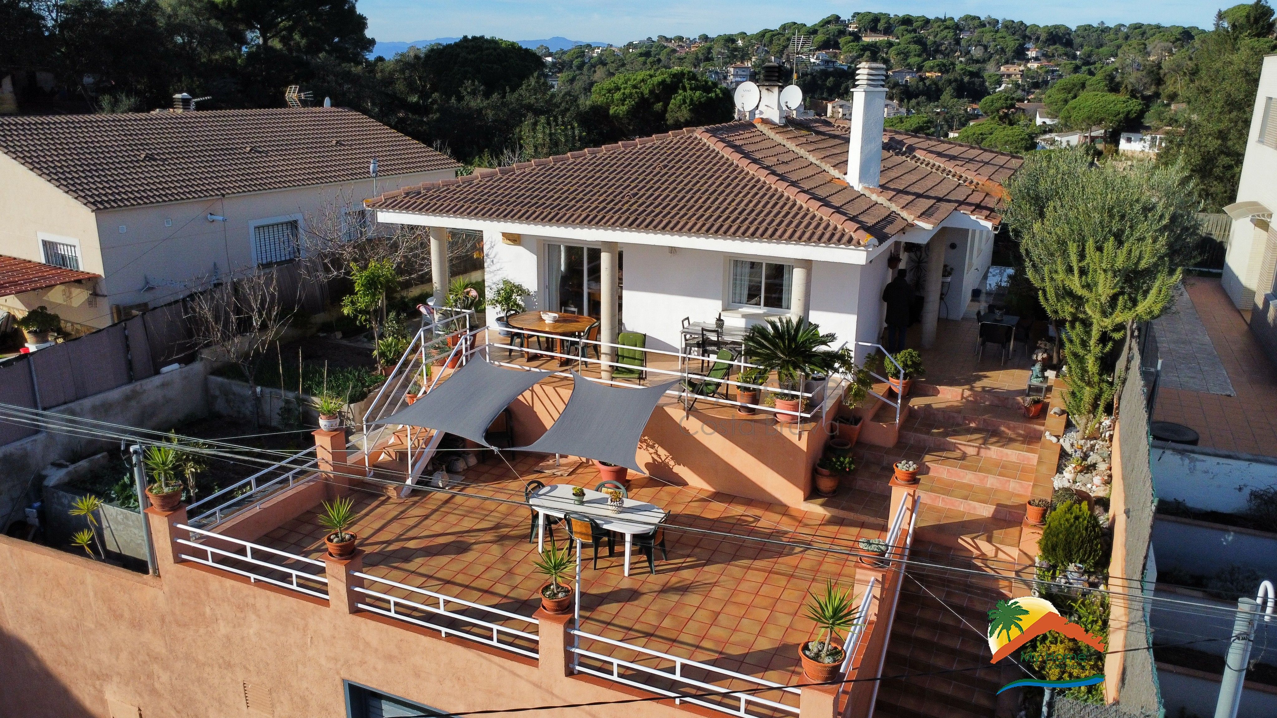 Terrassa de Casa o xalet en venda en Lloret de Mar amb Calefacció, Jardí privat i Terrassa