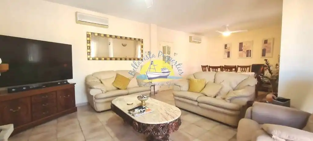Sala de estar de Casa o chalet en venta en Mazarrón con Aire acondicionado, Calefacción y Jardín privado