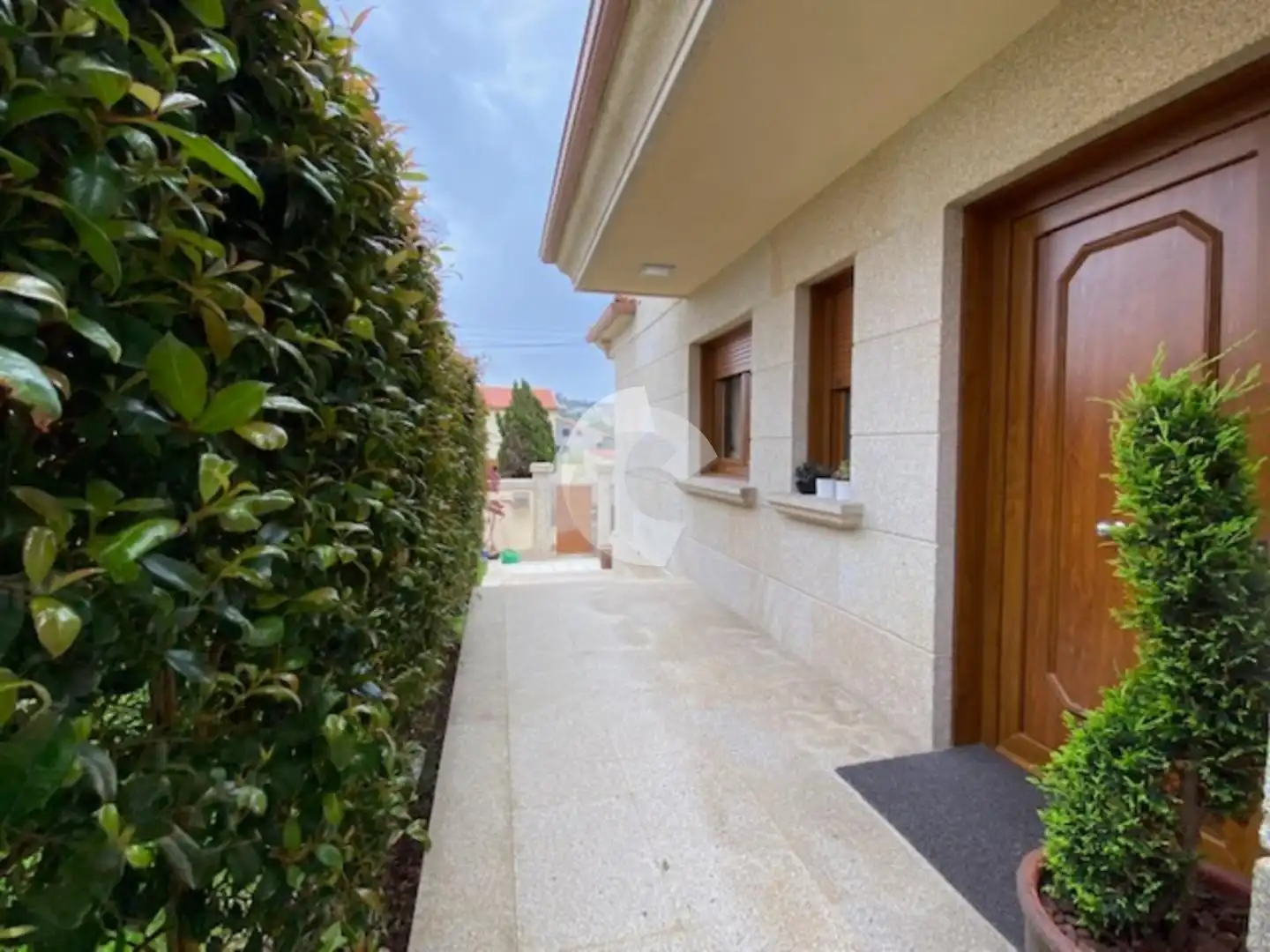 Terrassa de Casa o xalet en venda en Sanxenxo amb Calefacció, Jardí privat i Terrassa