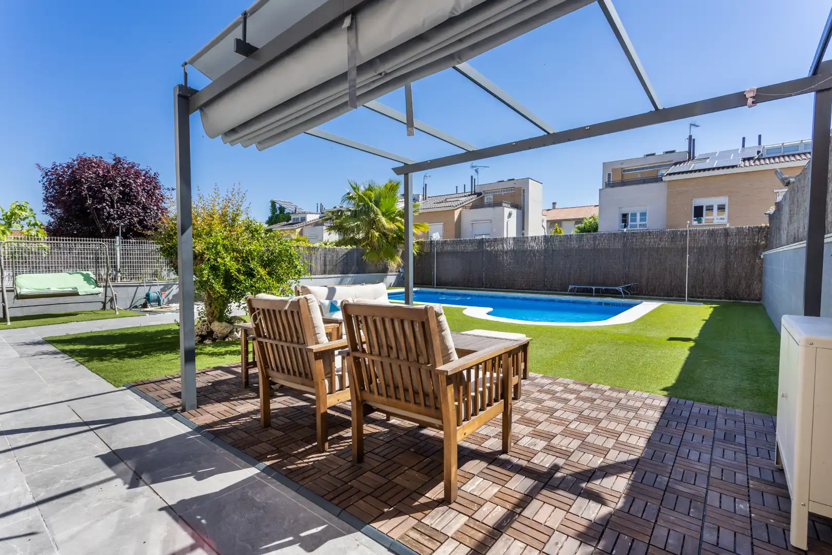 Terrace of Houses for sale in Villanueva de la Cañada  with Air Conditioner, Heating and Private garden