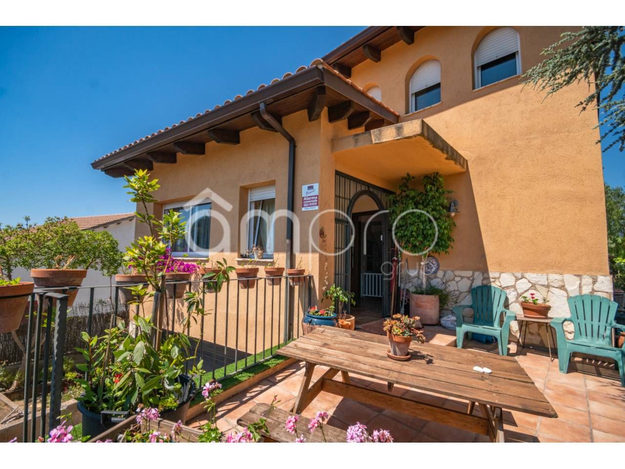 Exterior view of House or chalet for sale in La Pobla de Montornès    with Heating, Private garden and Terrace