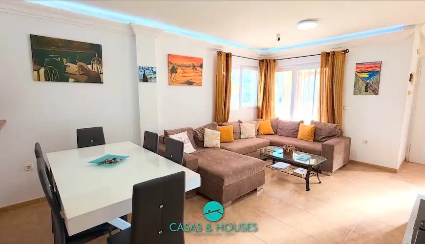 Living room of Detached homes for sale in La Manga del Mar Menor  with Air Conditioner, Heating and Private garden