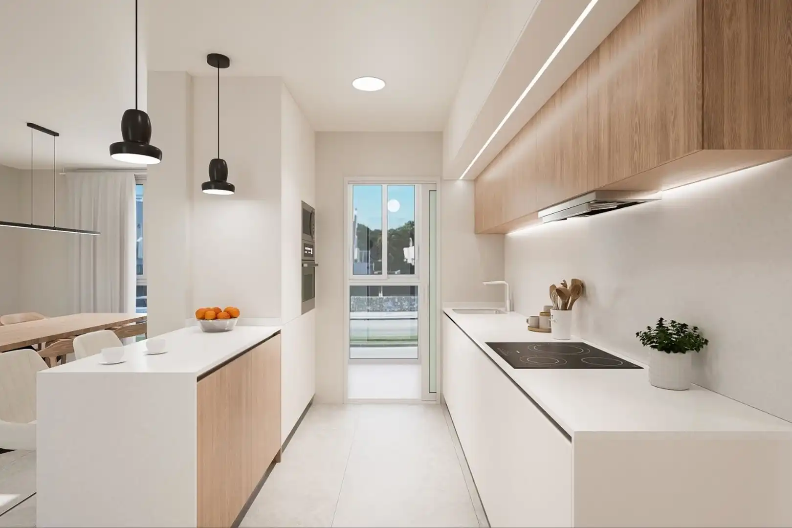 Cocina de Casa adosada en venta en Pilar de la Horadada