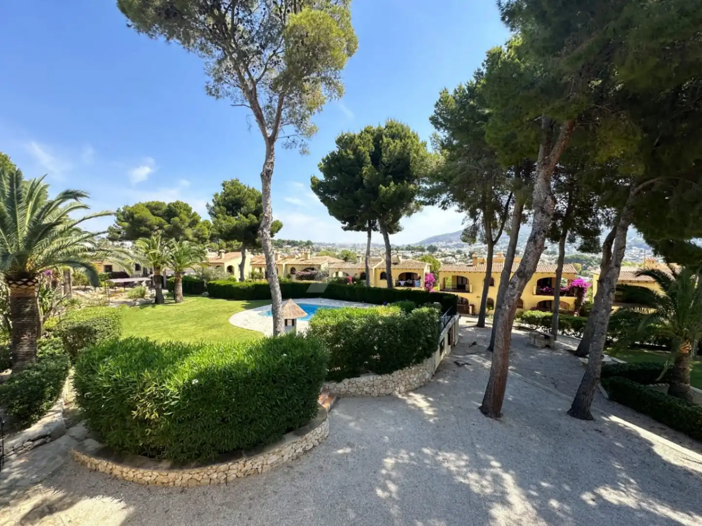 Garten von Wohnungen zum Verkauf in Moraira mit Klimaanlage, Heizung und Privatgarten