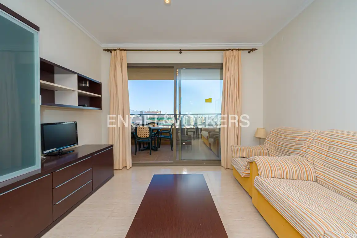 Terraza de Apartamento de alquiler en Villajoyosa / La Vila Joiosa con Aire acondicionado, Terraza y Trastero