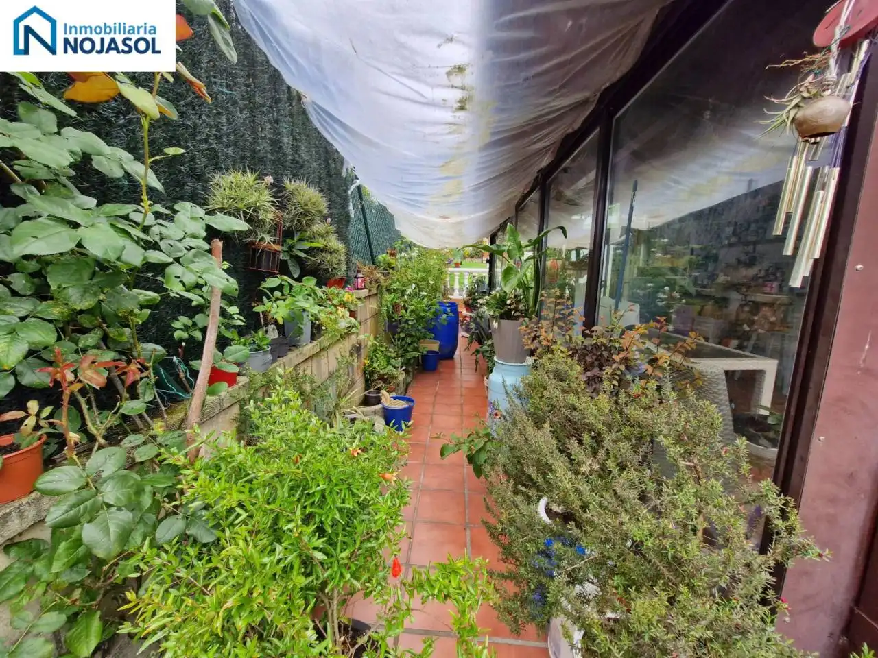 Terrassa de Casa adosada en venda en Meruelo amb Calefacció, Jardí privat i Terrassa