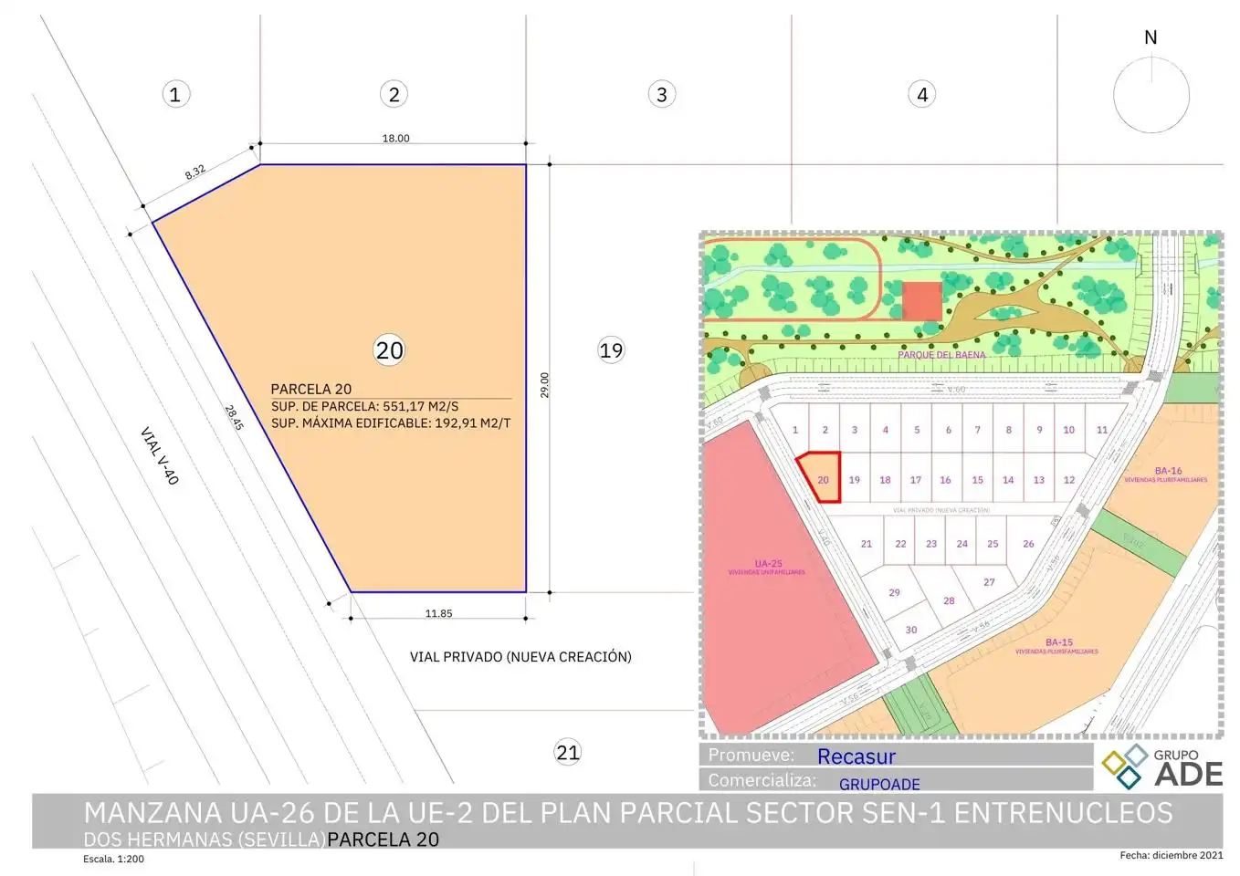 Residencial en venta en Dos Hermanas