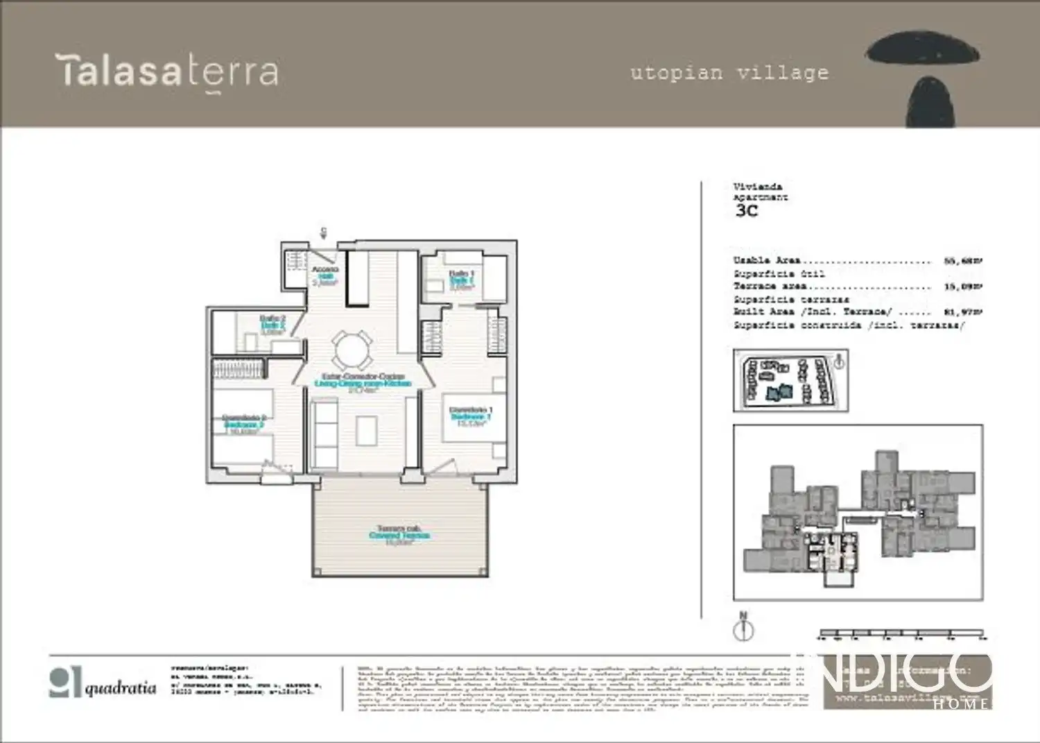 Flat for sale in El Verger  with Air Conditioner, Heating and Private garden