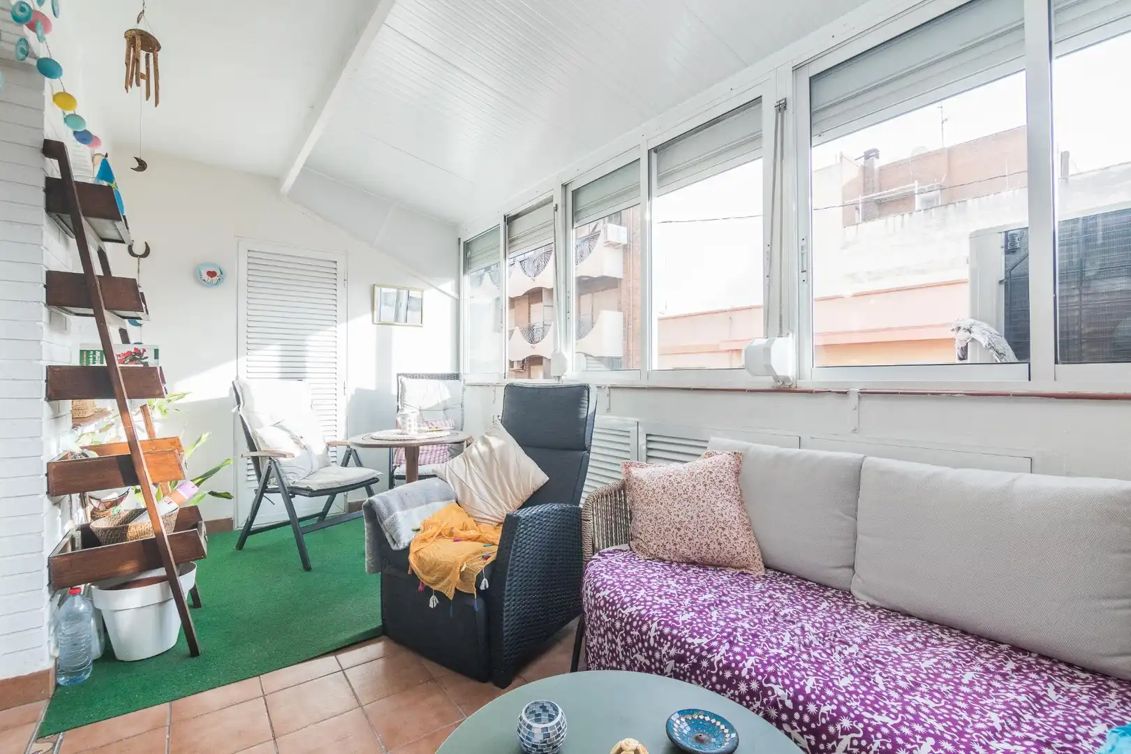 Balcony of Attic for sale in Alicante / Alacant  with Air Conditioner and Balcony
