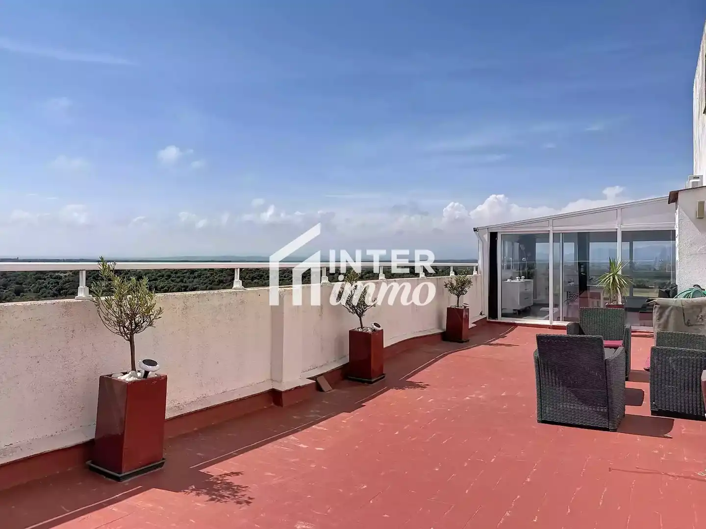 Terraza de Apartamento en venta en Roses con Calefacción, Terraza y Amueblado