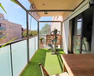 Terrace of Flat for sale in Gavà  with Parquet flooring, Storage room and Oven