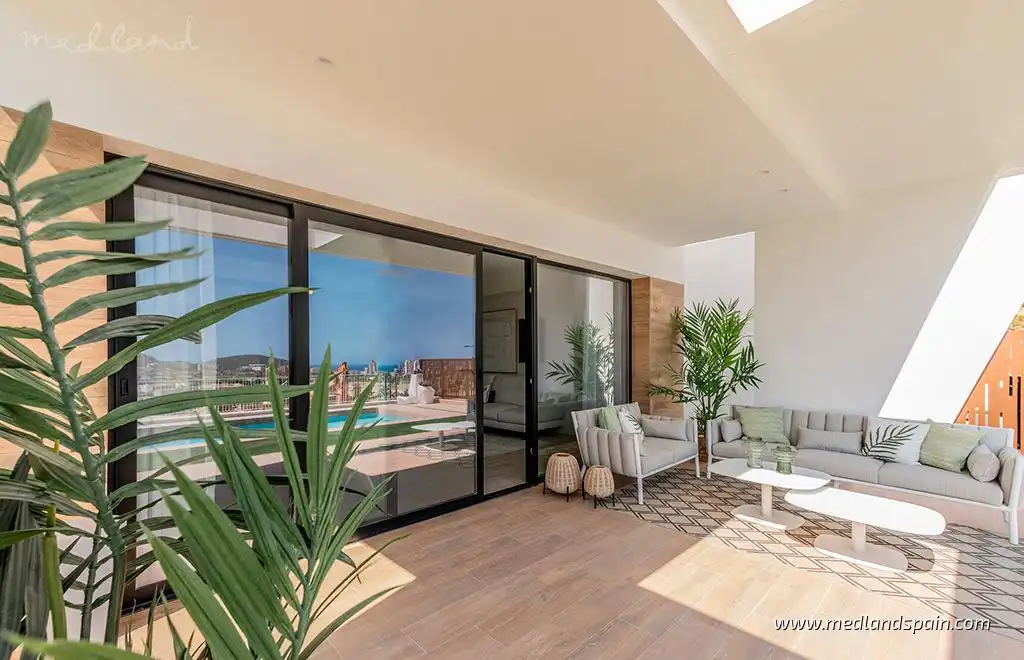 Villa zum Verkauf in Balcón de Finestrat - Terra Marina, imagen 14
