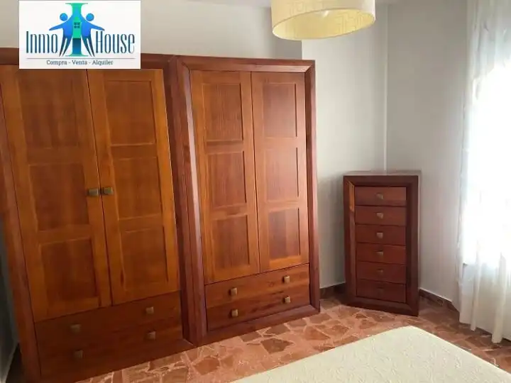 Schlafzimmer von Wohnung zur Miete in Albacete mit Klimaanlage, Heizung und Terrasse