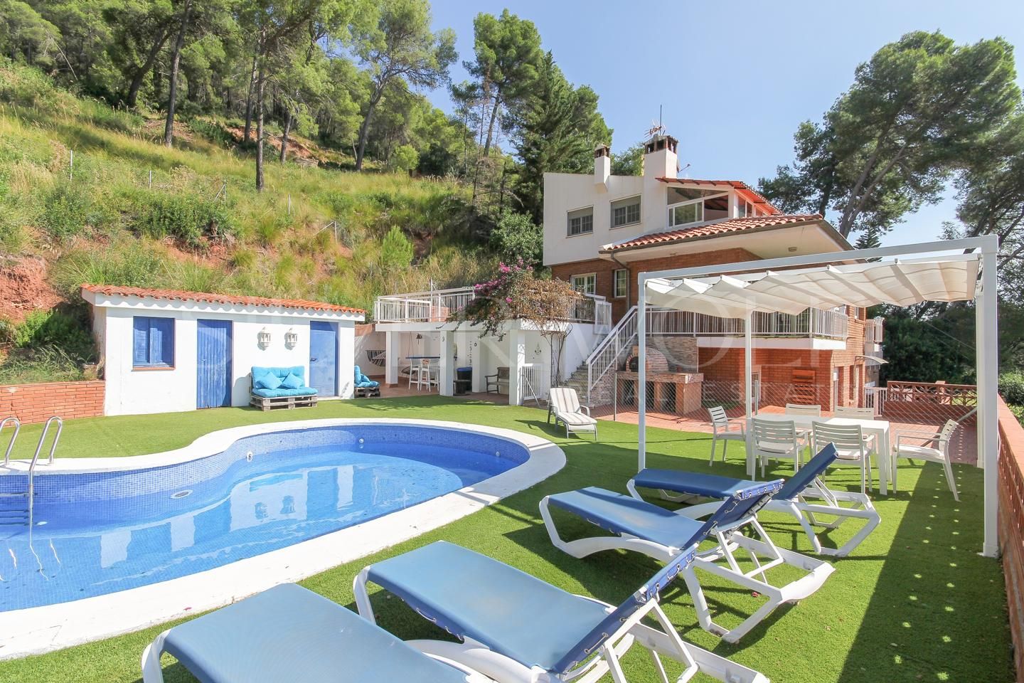 Garten von Haus oder Chalet zum verkauf in Torrelles de Llobregat mit Klimaanlage, Heizung und Privatgarten