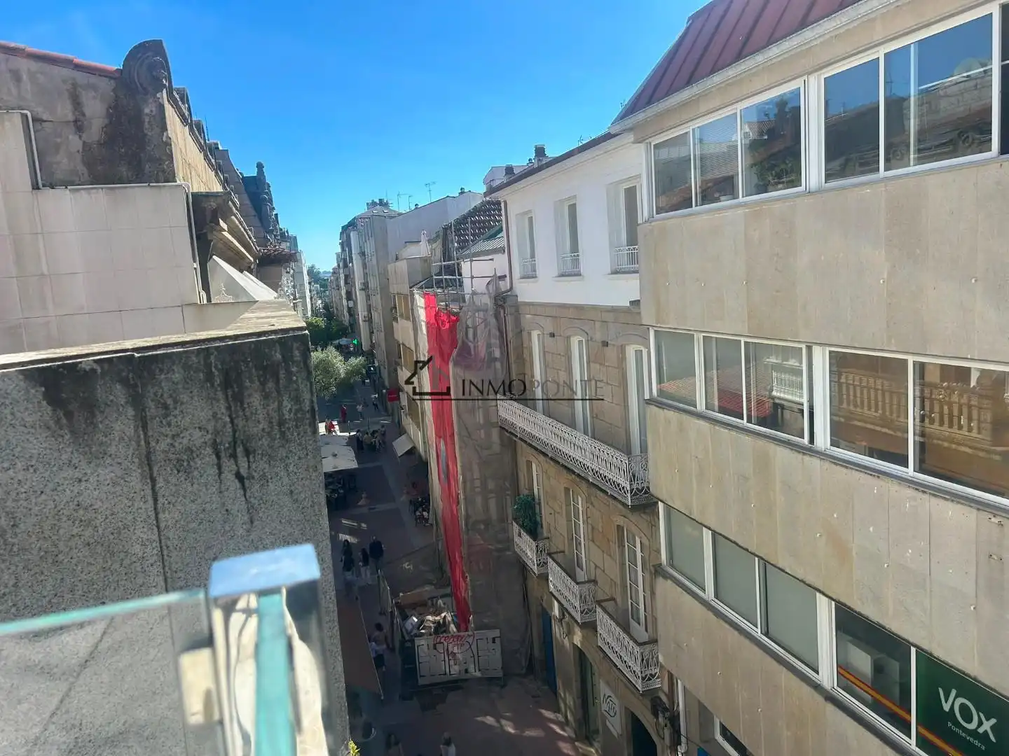 Außenansicht von Dachboden zur Miete in Pontevedra Capital  mit Heizung, Terrasse und Abstellraum