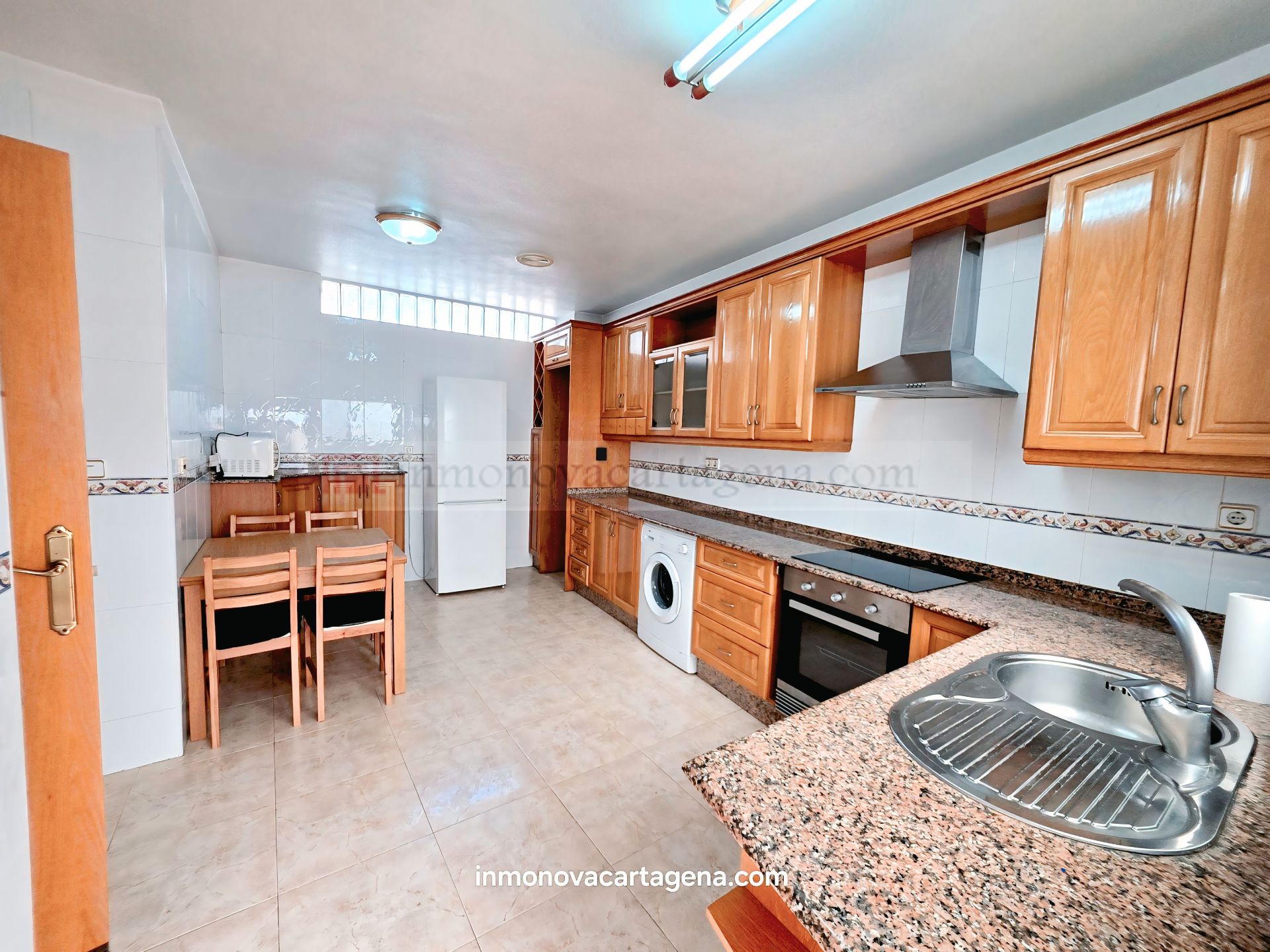 Kitchen of Flat to rent in Cartagena  with Terrace and Furnished