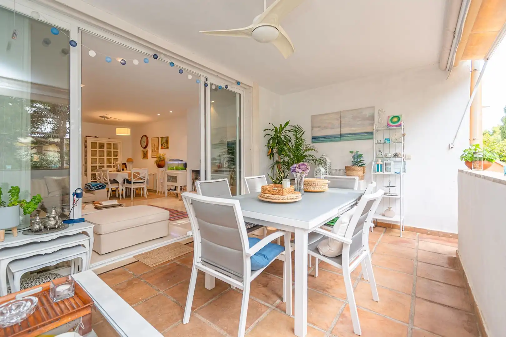 Terraza de Casa adosada en venta en  Palma de Mallorca con Aire acondicionado, Calefacción y Jardín privado