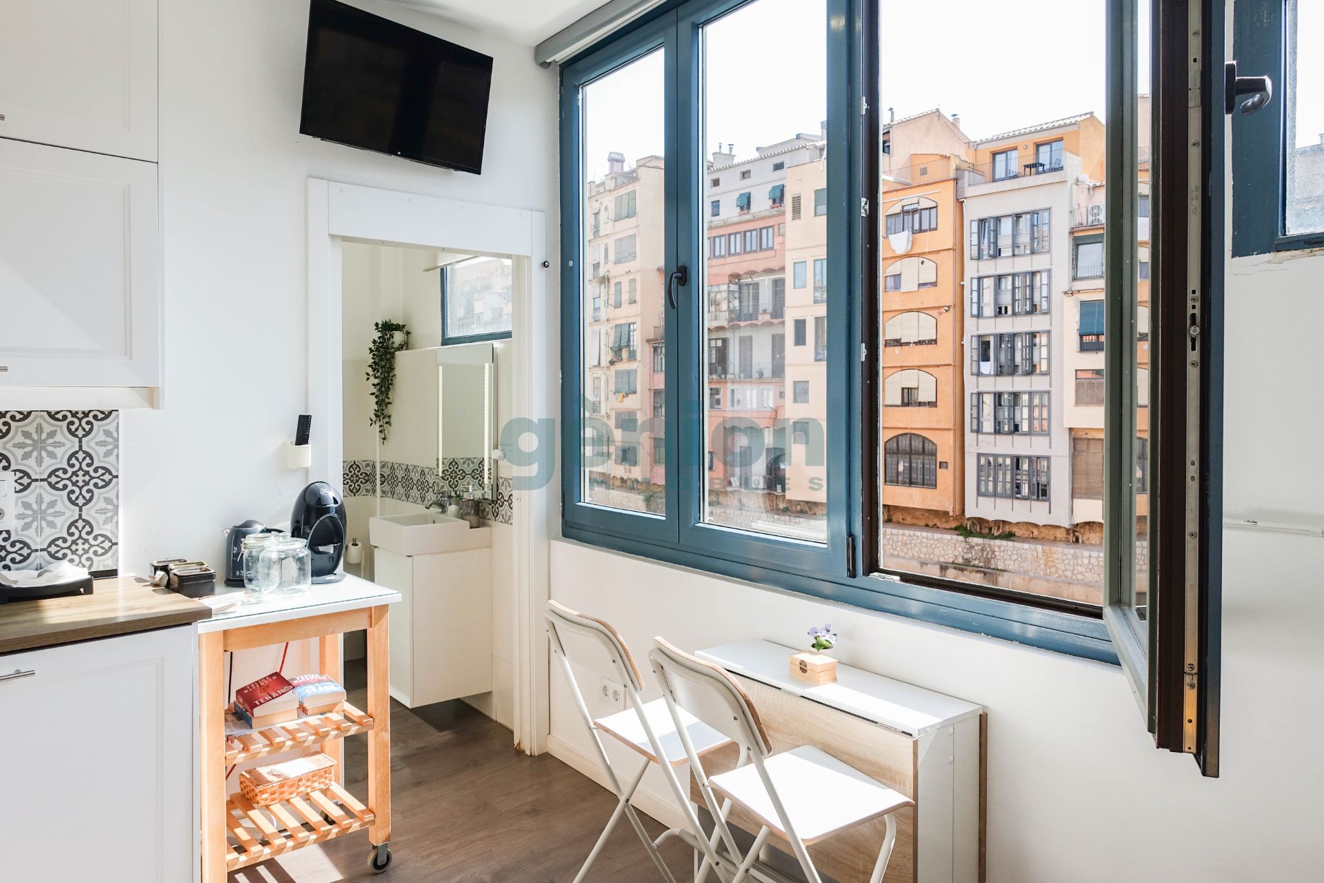 Bedroom of Apartment for sale in Girona Capital  with Air Conditioner, Heating and Storage room