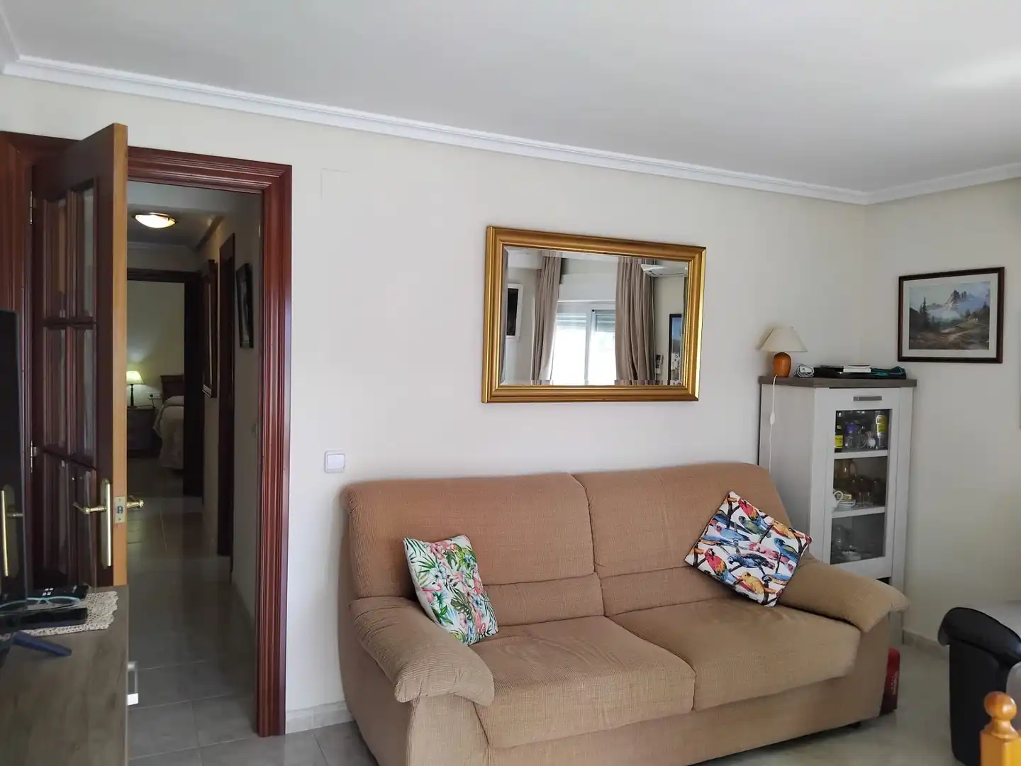 Sala d'estar de Pis en venda en Benidorm amb Aire condicionat, Terrassa i Moblat