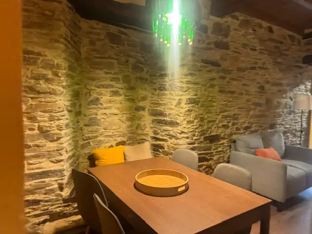 Menjador de Finca rústica en venda en Vegadeo amb Calefacció, Jardí privat i Terrassa