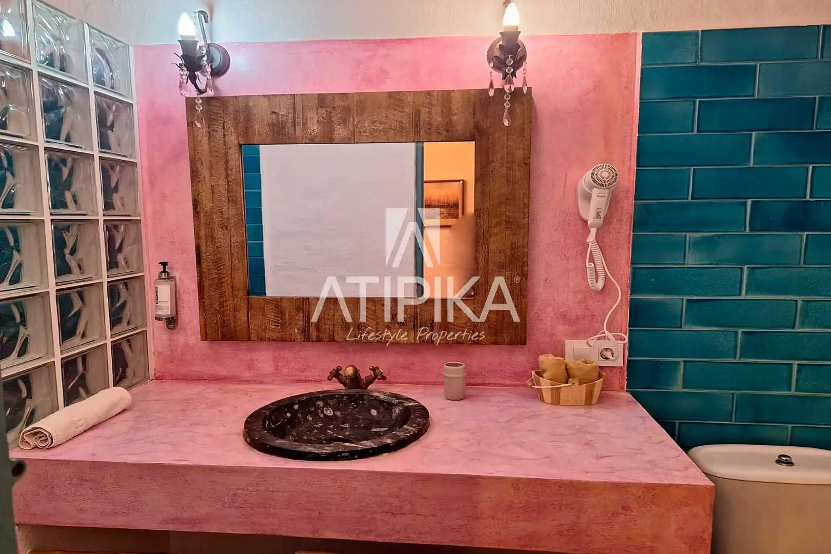 Baño de Finca rústica en venta en Maó - Mahón con Aire acondicionado, Piscina y Horno